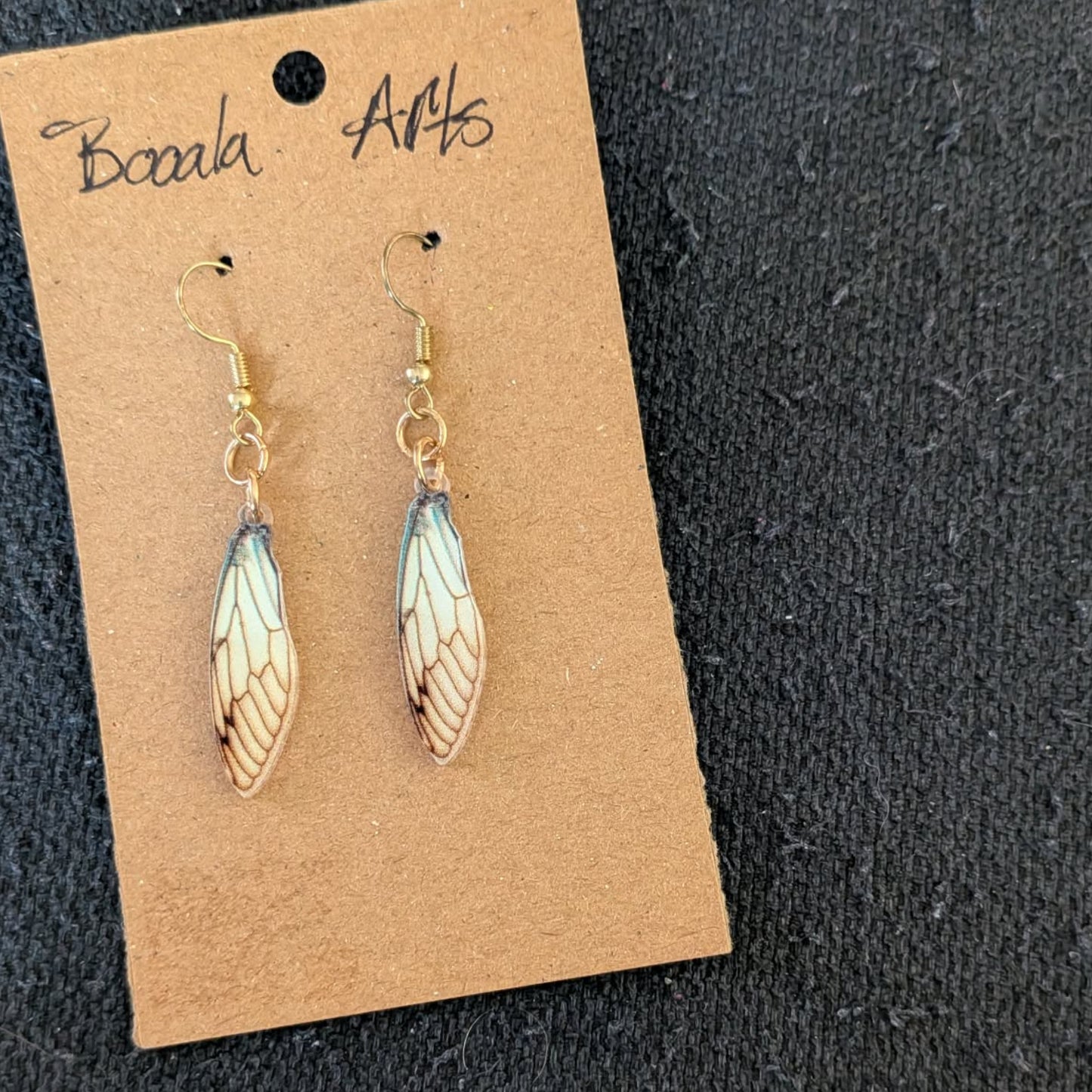 Entomology Wing Earrings Dragonfly