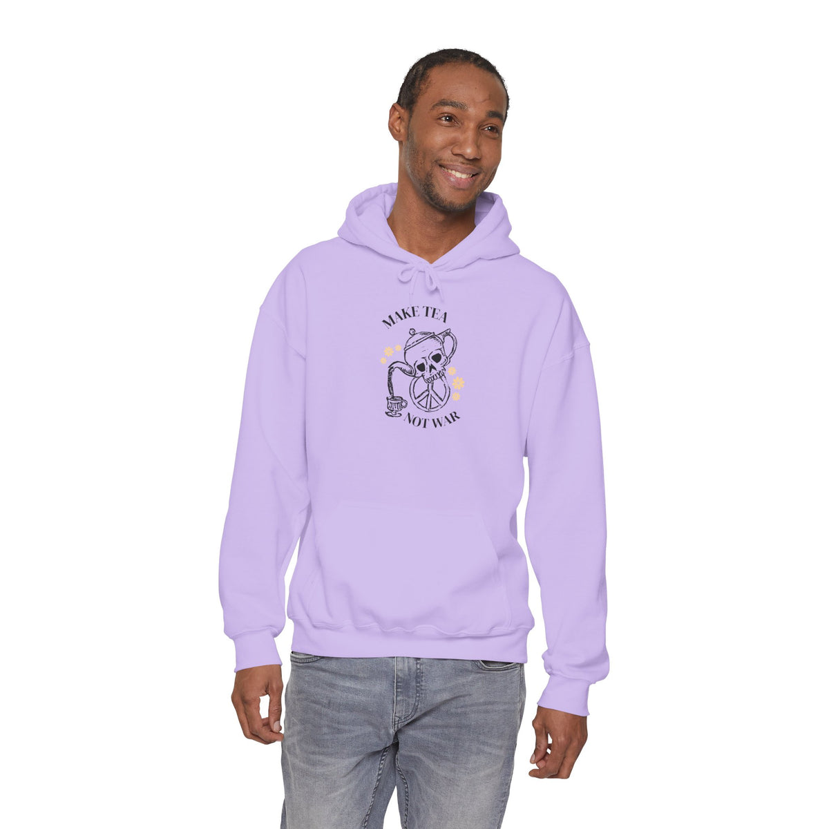 Make Tea Not War Hooded Sweatshirt