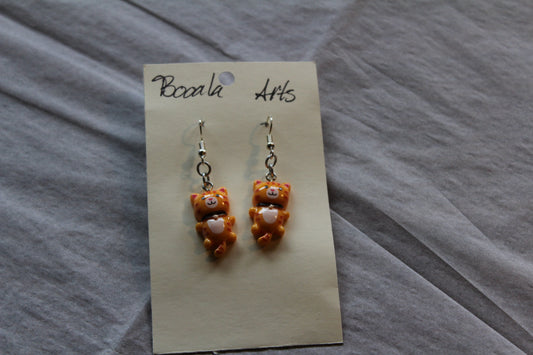 Classic Cat Charm Earrings