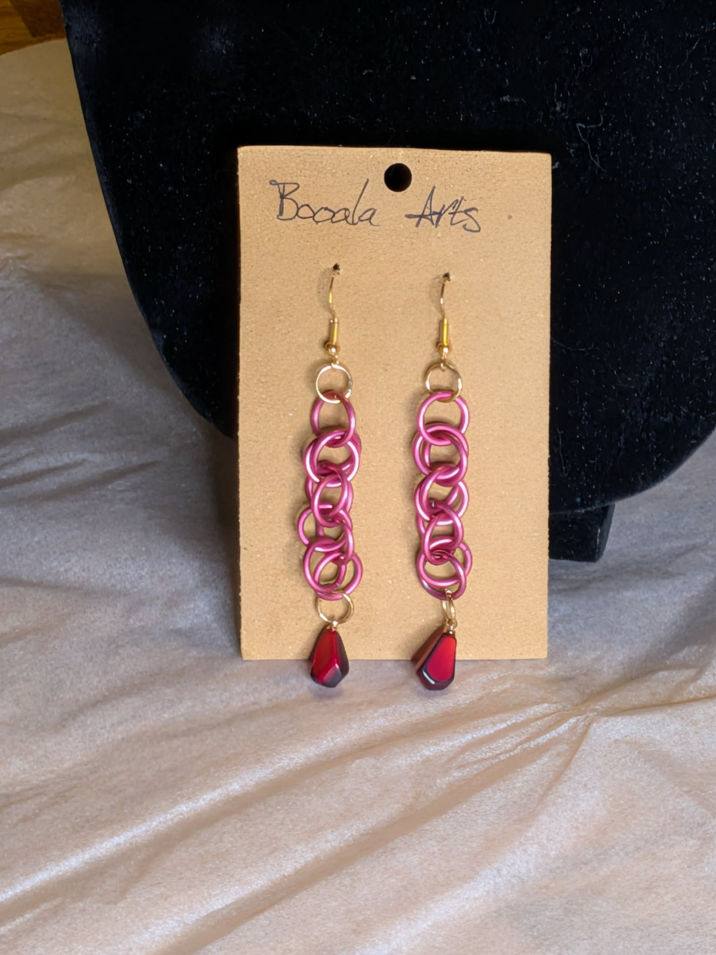Pomegranate Helix Earrings