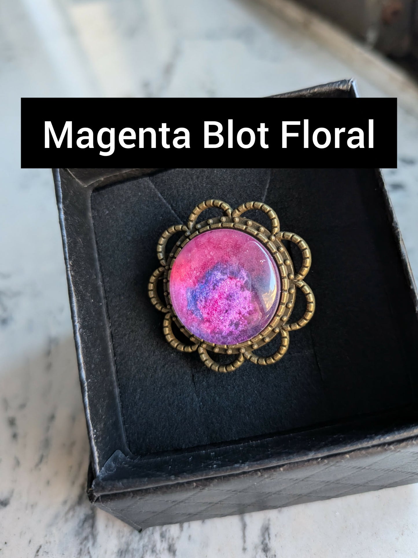 Watercolor Adjustable Rings