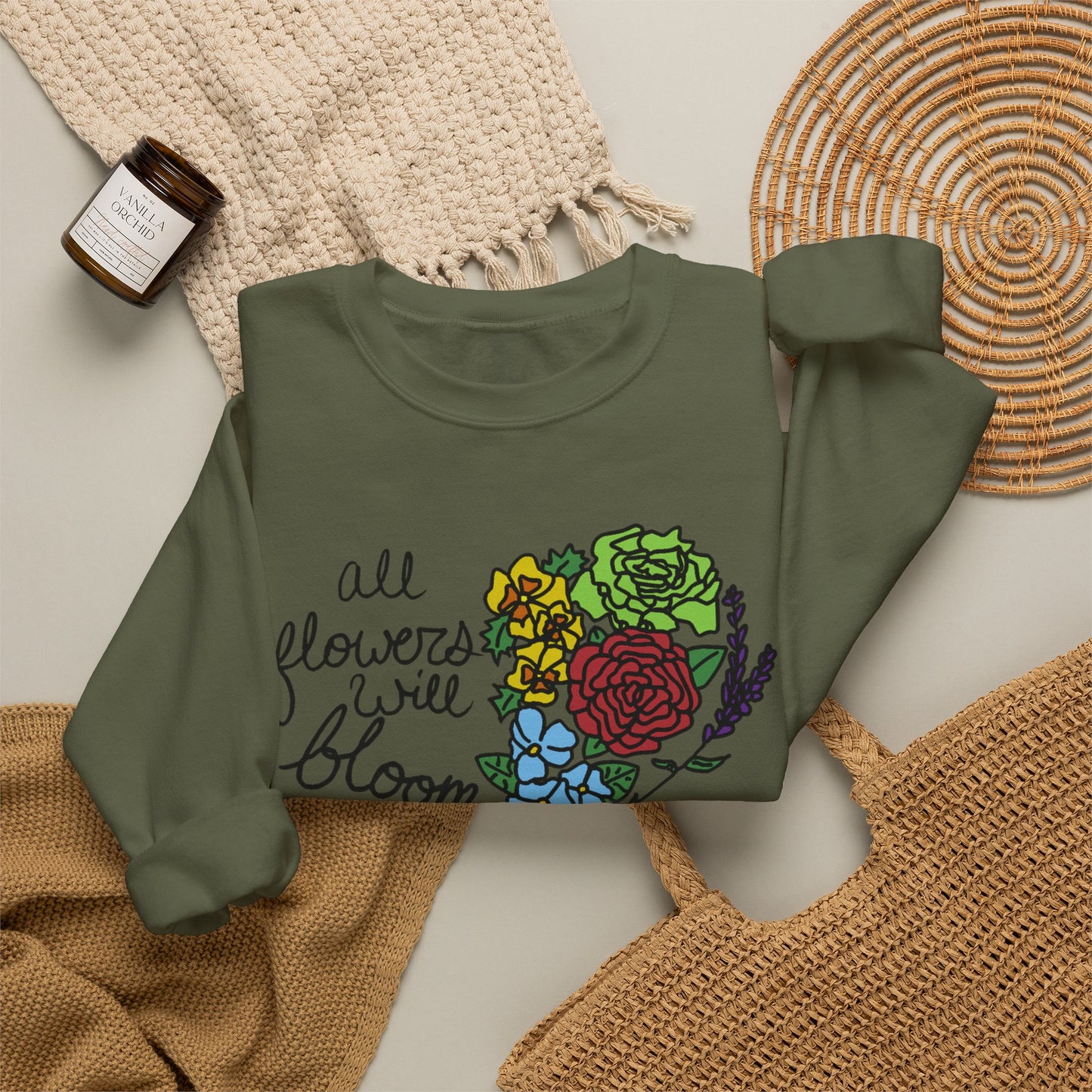 All Flowers Will Bloom Pride 2026 Sweatshirt