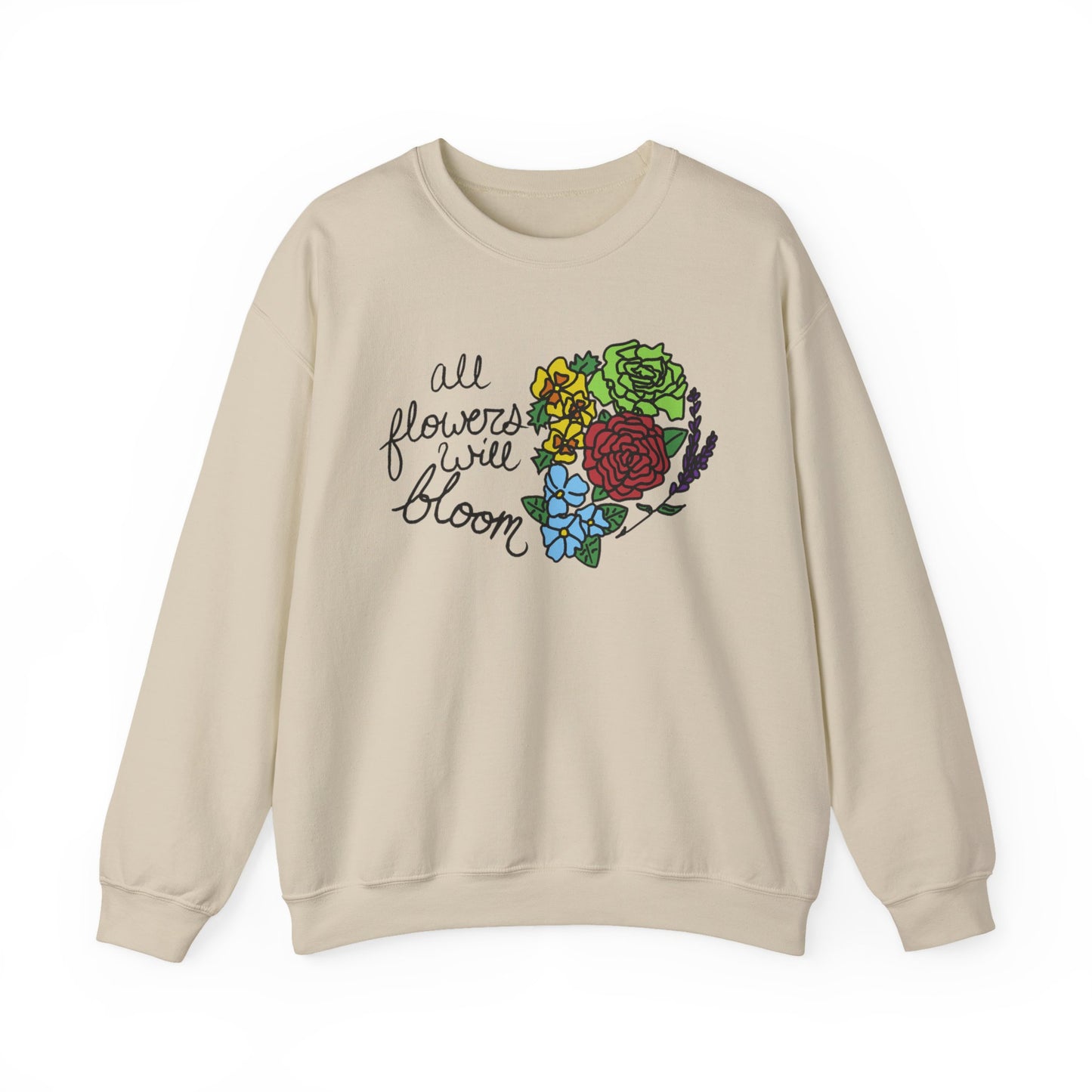 All Flowers Will Bloom Pride 2026 Sweatshirt
