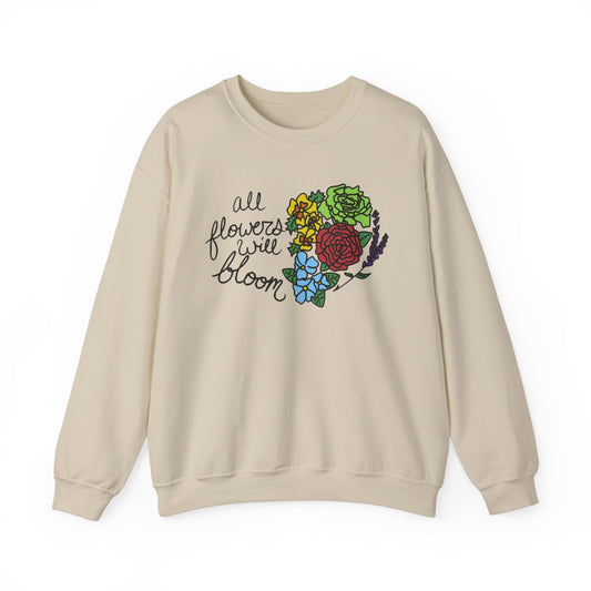 All Flowers Will Bloom Pride 2026 Sweatshirt