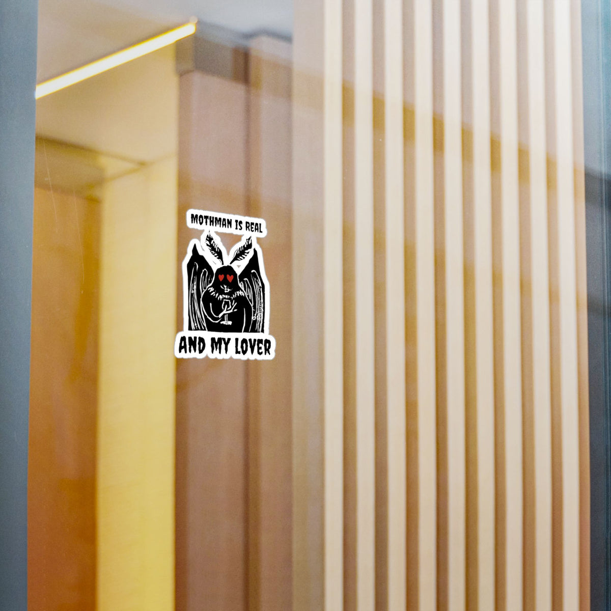 Mothman kiss-cut Sticker Decals
