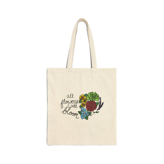All Flowers Will Bloom Pride 2026 Tote Bag