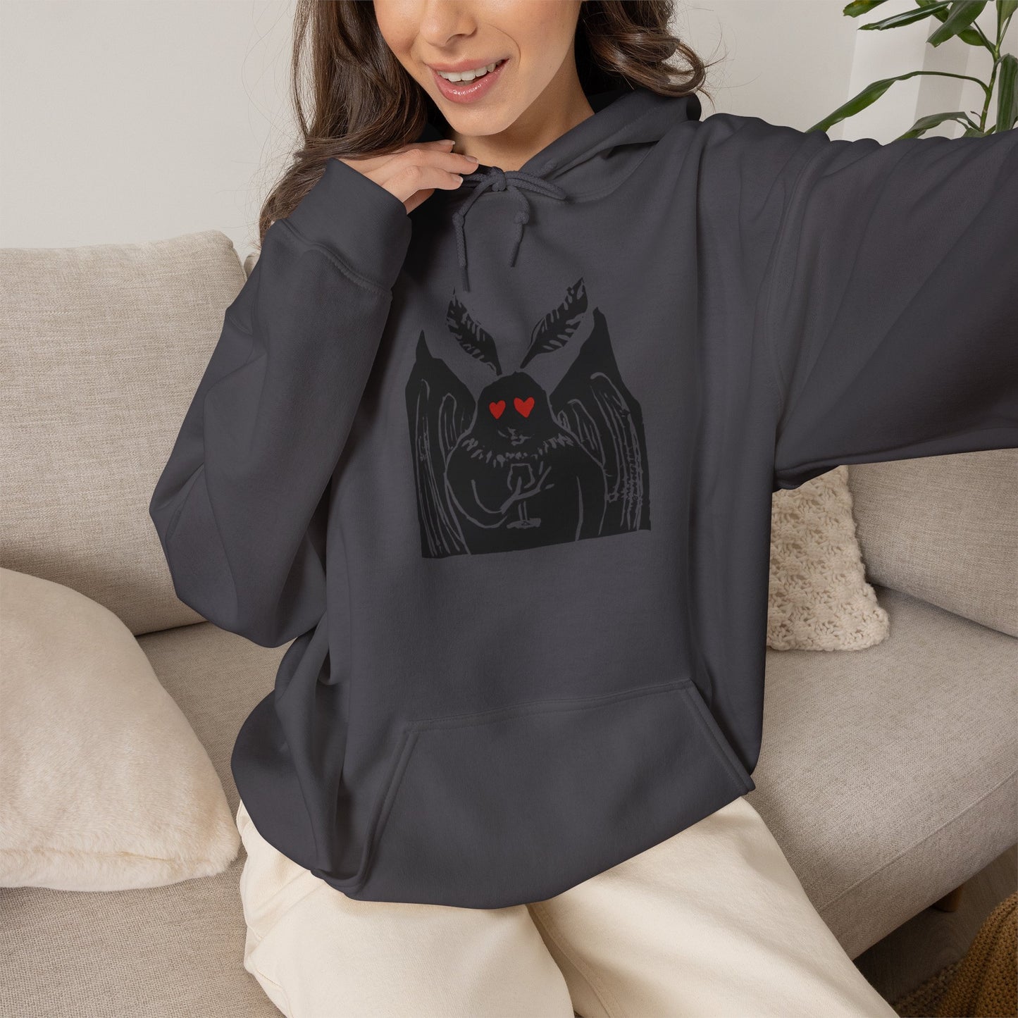 Mothman Hooded Sweatshirt