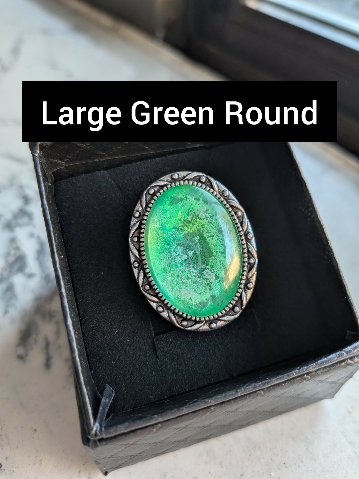 Watercolor Adjustable Rings