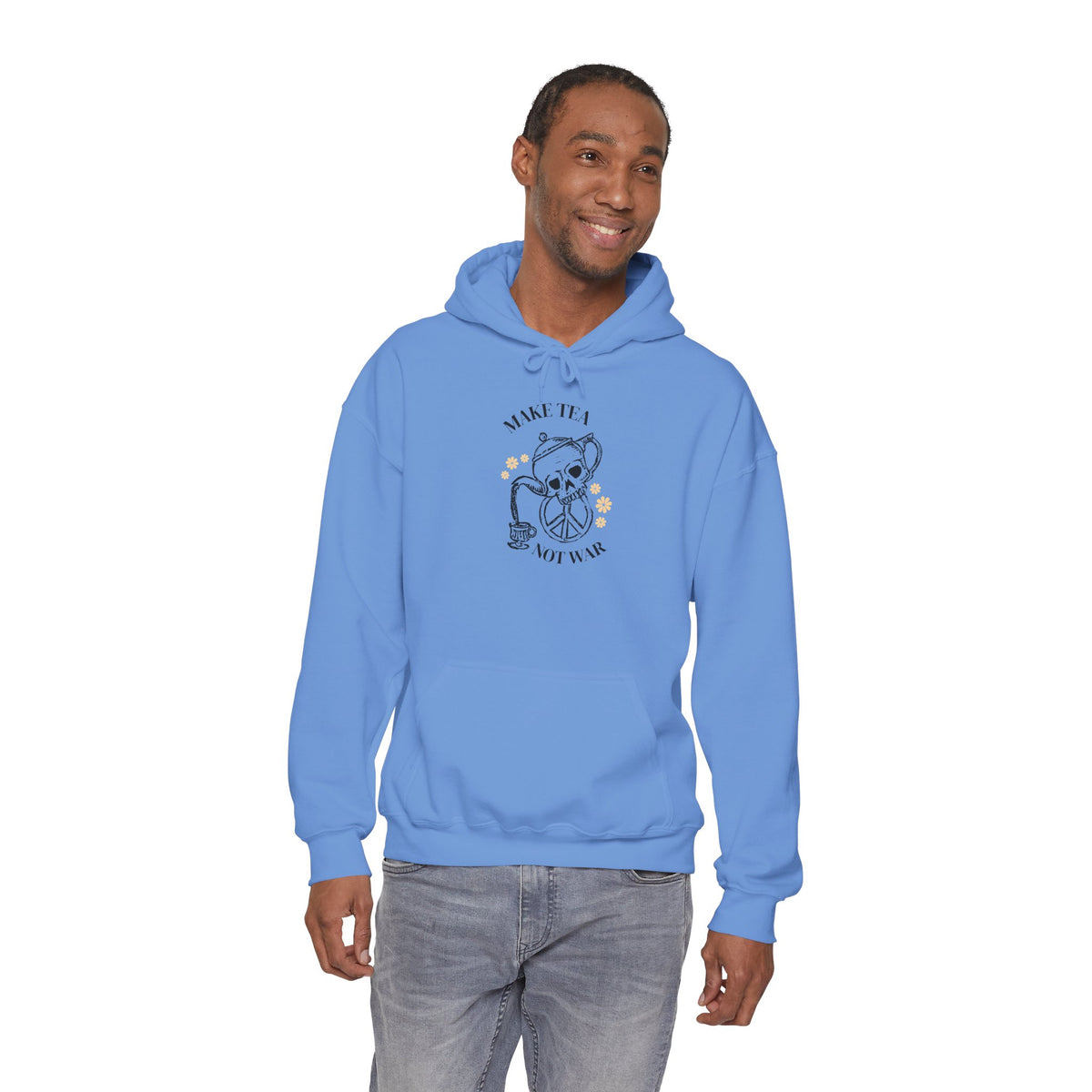 Make Tea Not War Hooded Sweatshirt