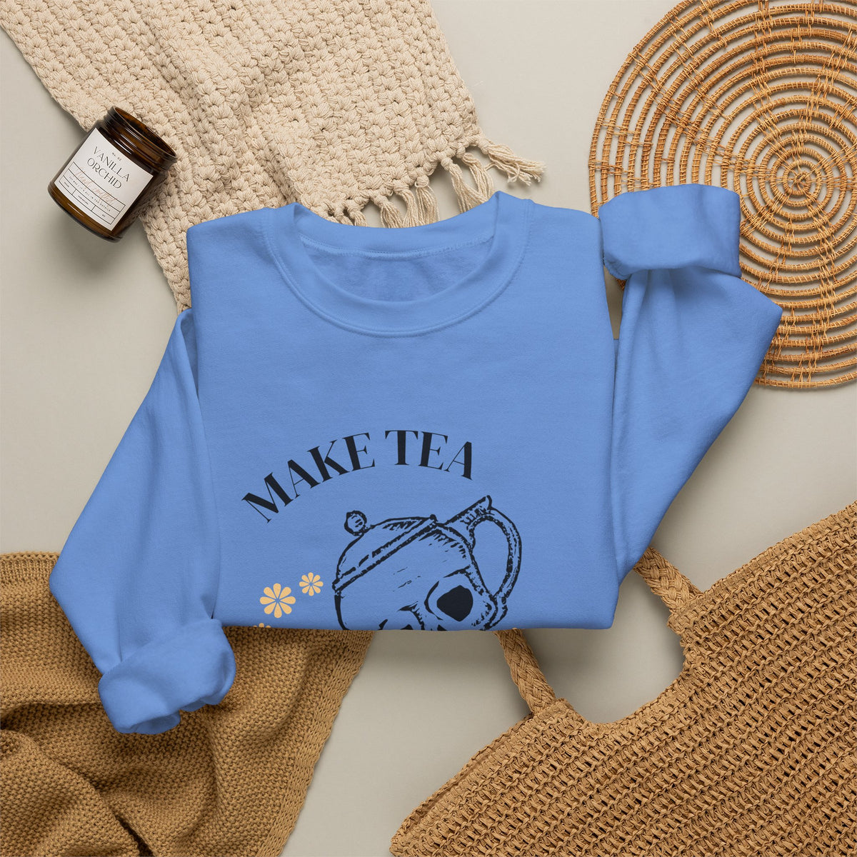 Make Tea Not War Crewneck Sweatshirt