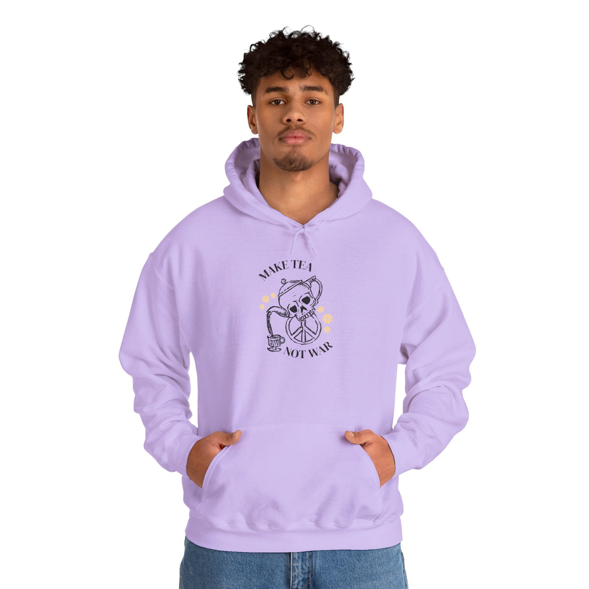 Make Tea Not War Hooded Sweatshirt