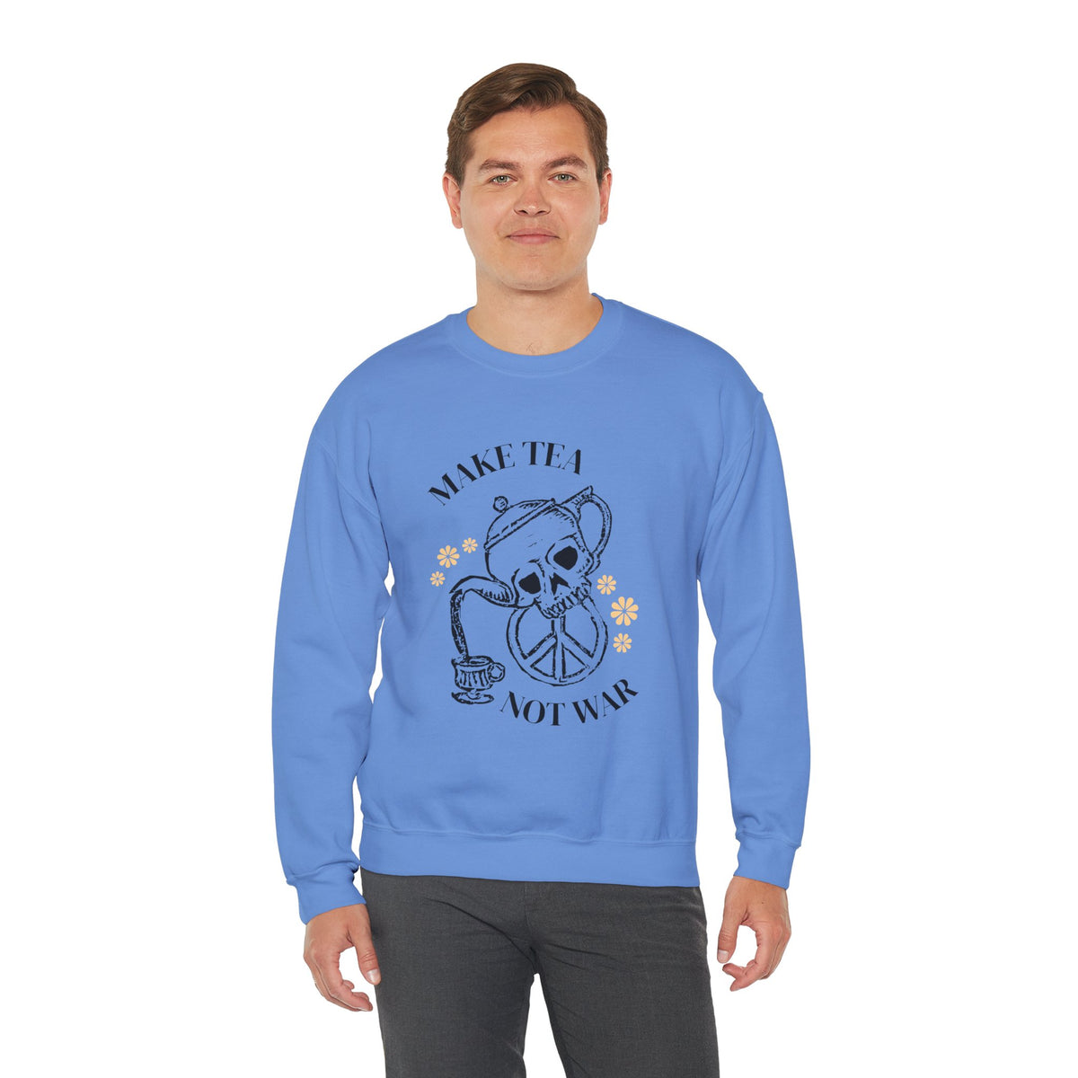 Make Tea Not War Crewneck Sweatshirt
