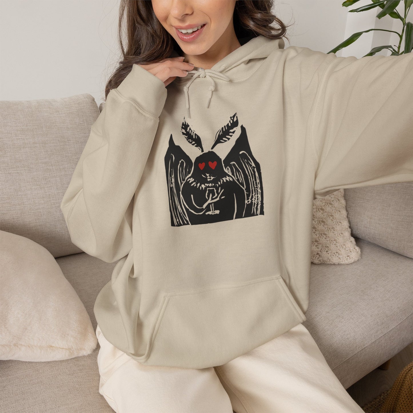 Mothman Hooded Sweatshirt
