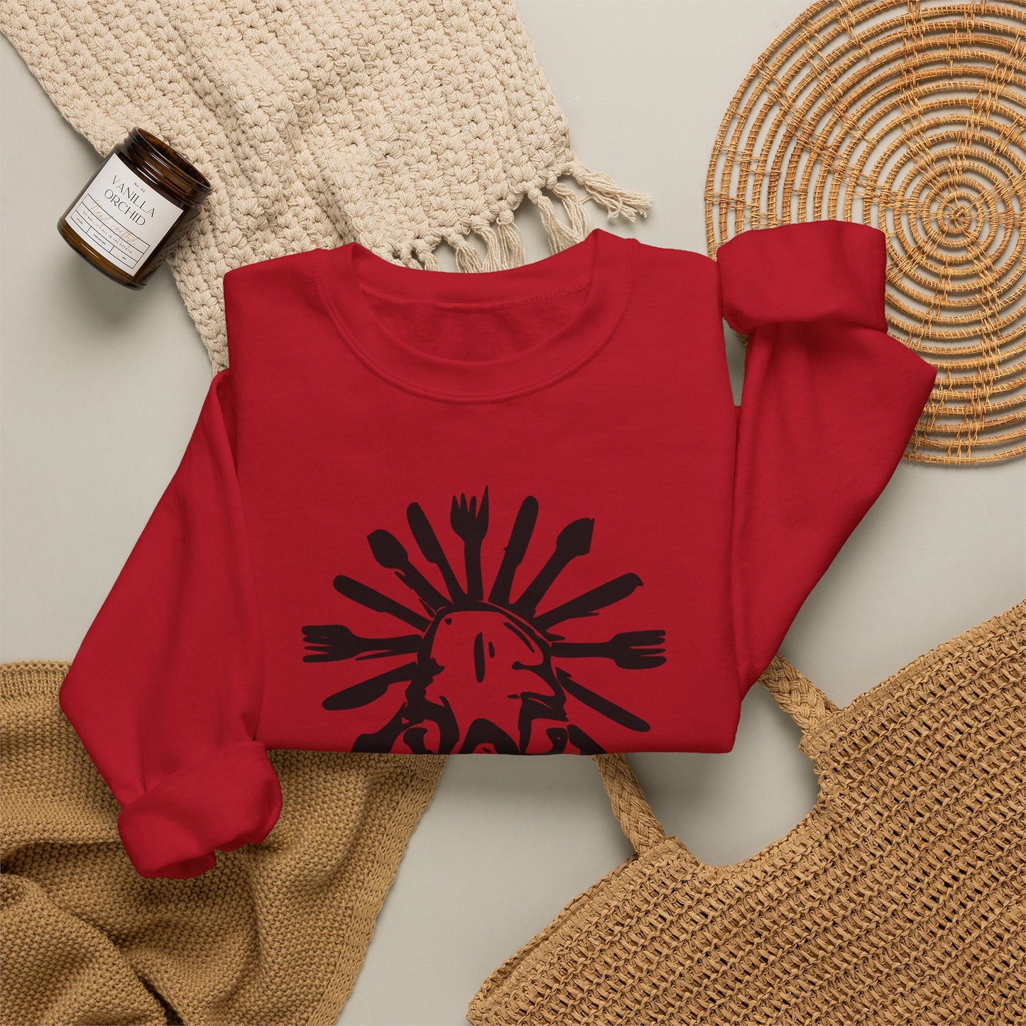 Culinary Crow Crewneck Sweatshirt