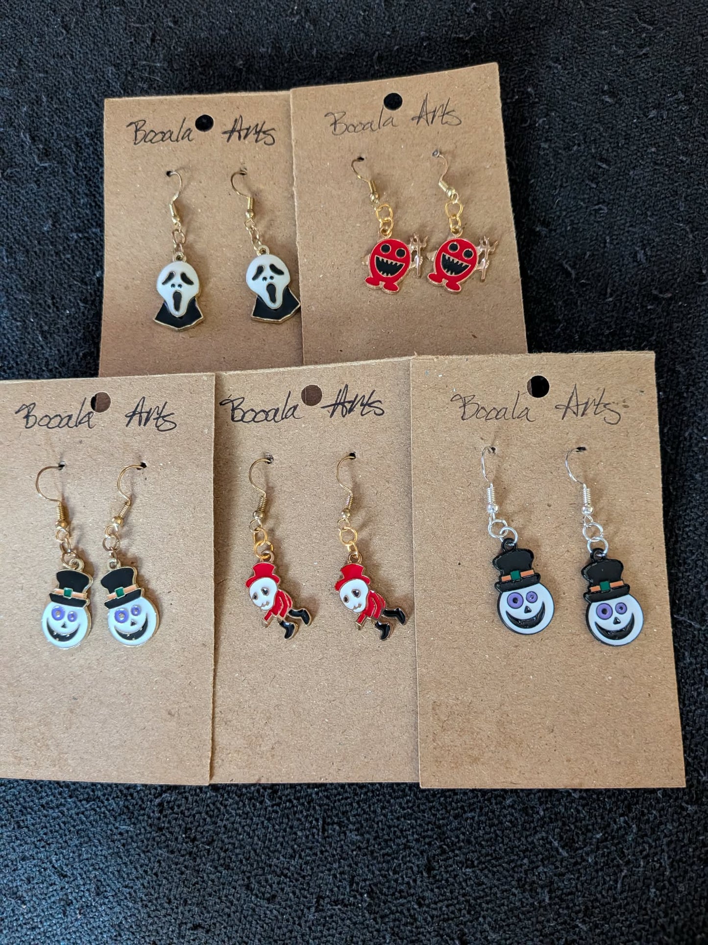 Ghosts and Ghouls Charm Earrings