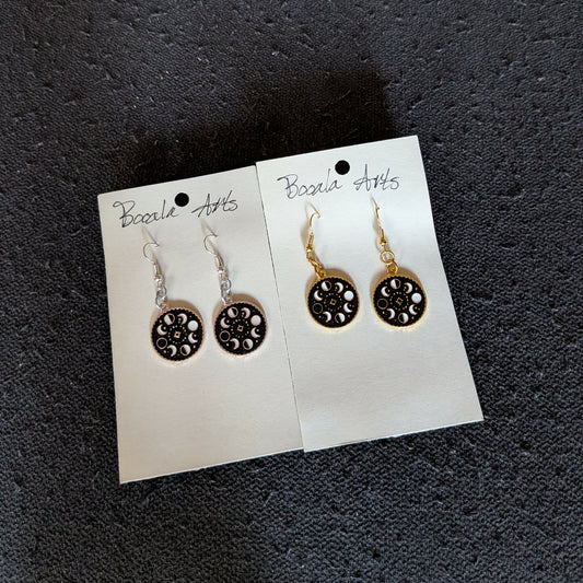 Moon Phase Earrings
