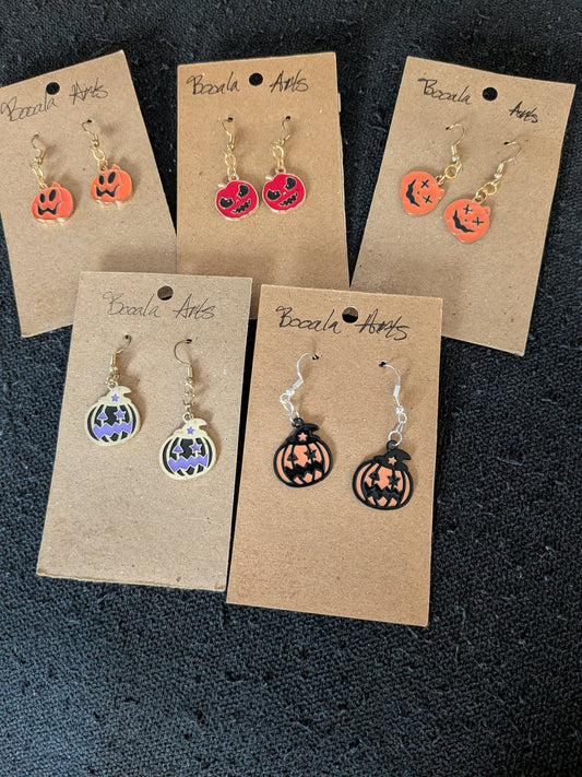 Pumpkin Earrings