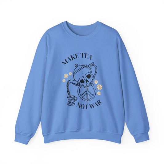 Make Tea Not War Crewneck Sweatshirt