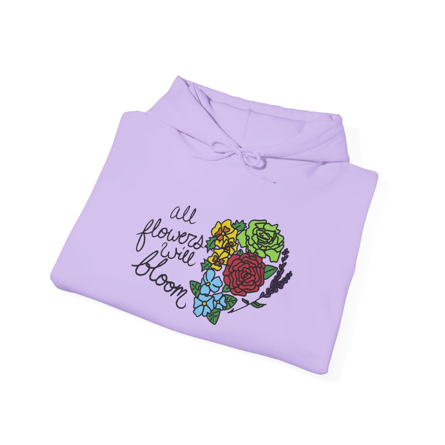 All Flowers Will Bloom Pride 2026 Hooded Sweatshirt