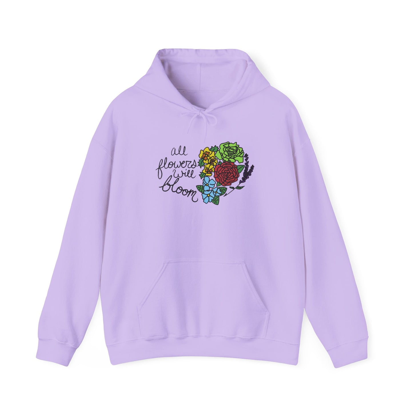 All Flowers Will Bloom Pride 2026 Hooded Sweatshirt