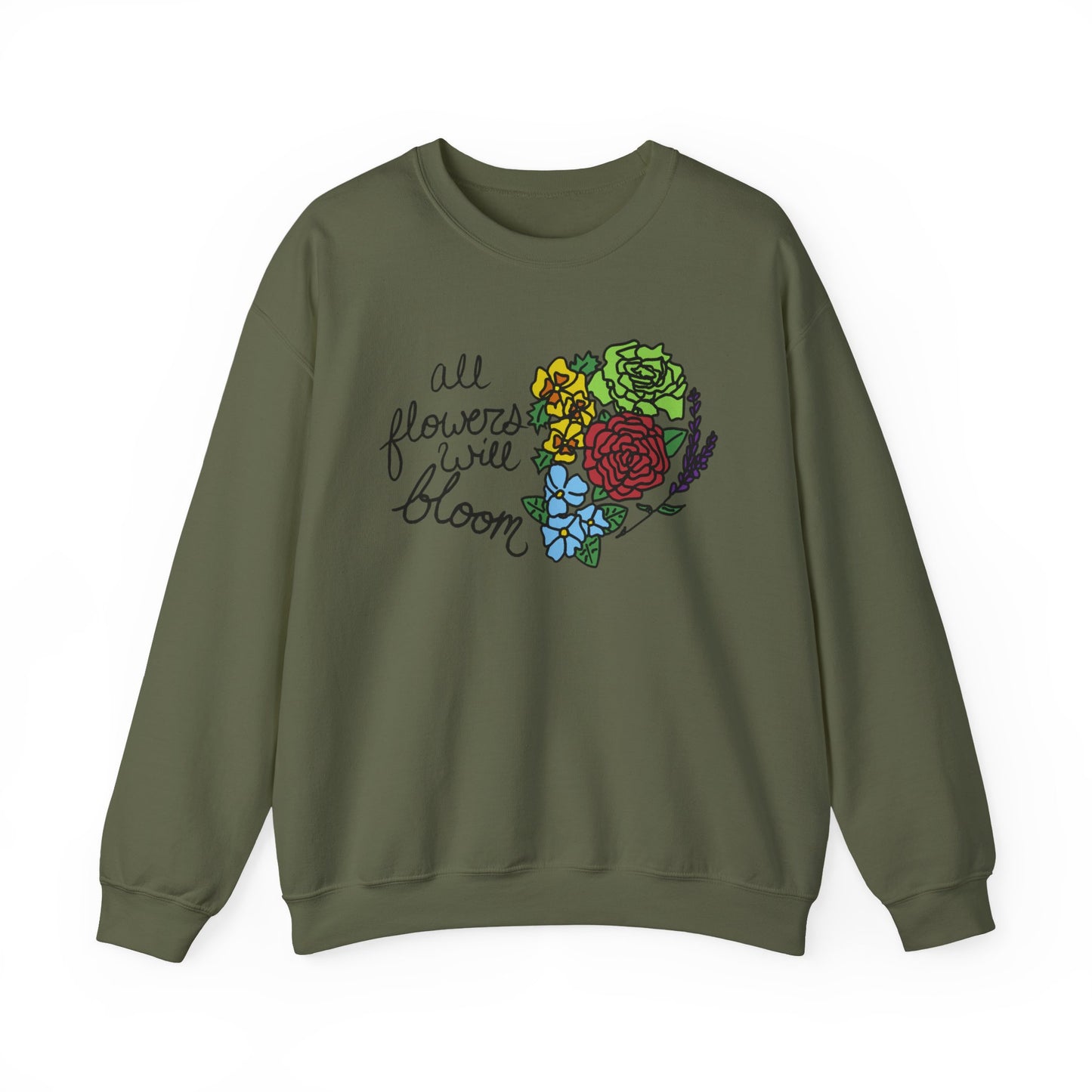All Flowers Will Bloom Pride 2026 Sweatshirt