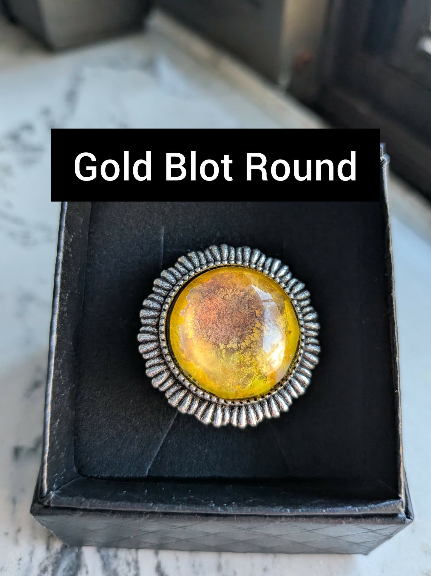 Watercolor Adjustable Rings