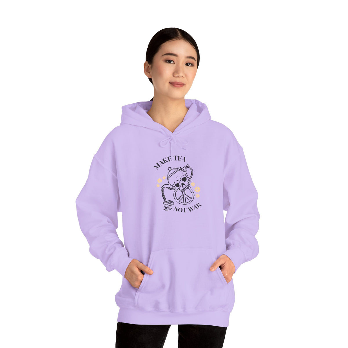 Make Tea Not War Hooded Sweatshirt