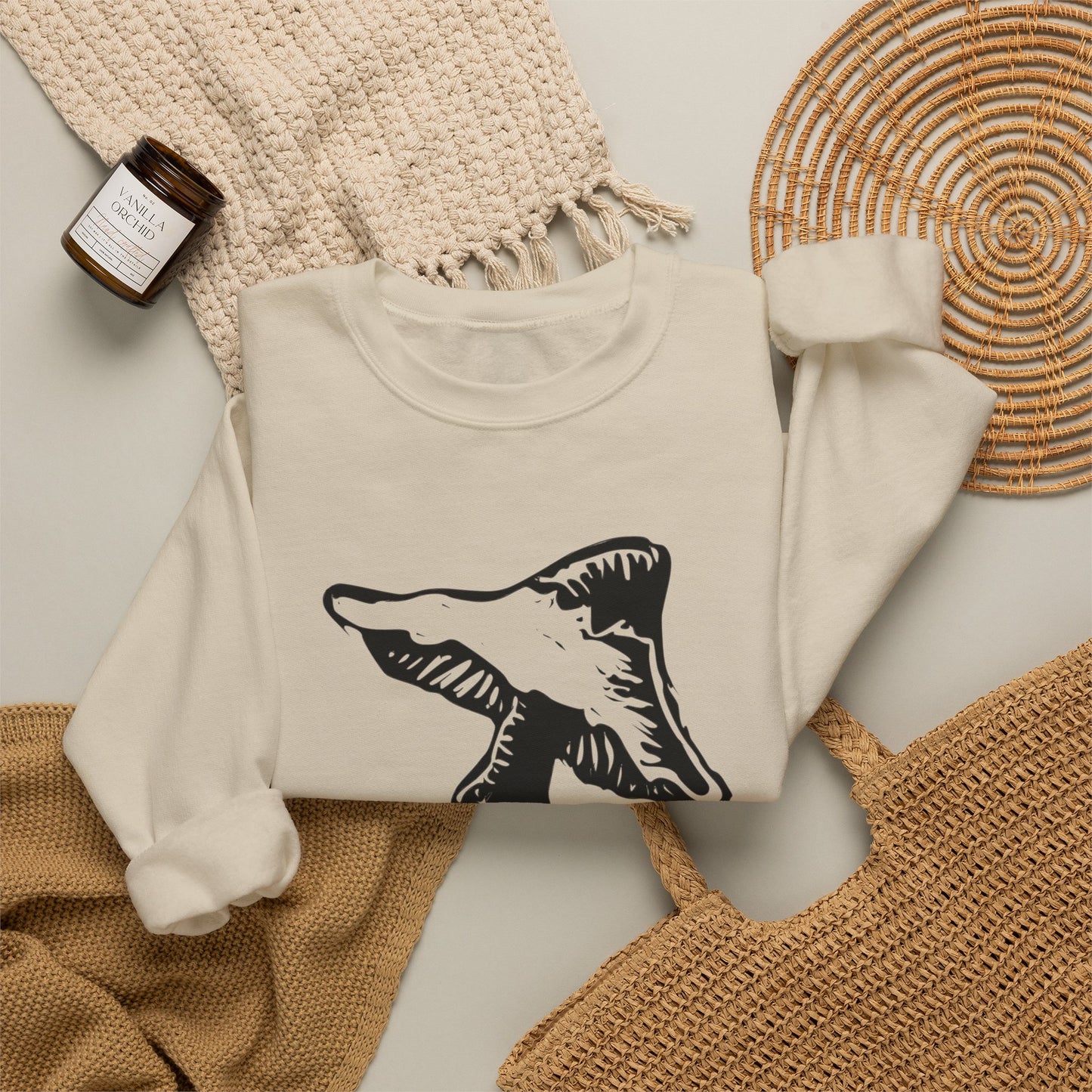 Manic Mushroom Crewneck Sweatshirt