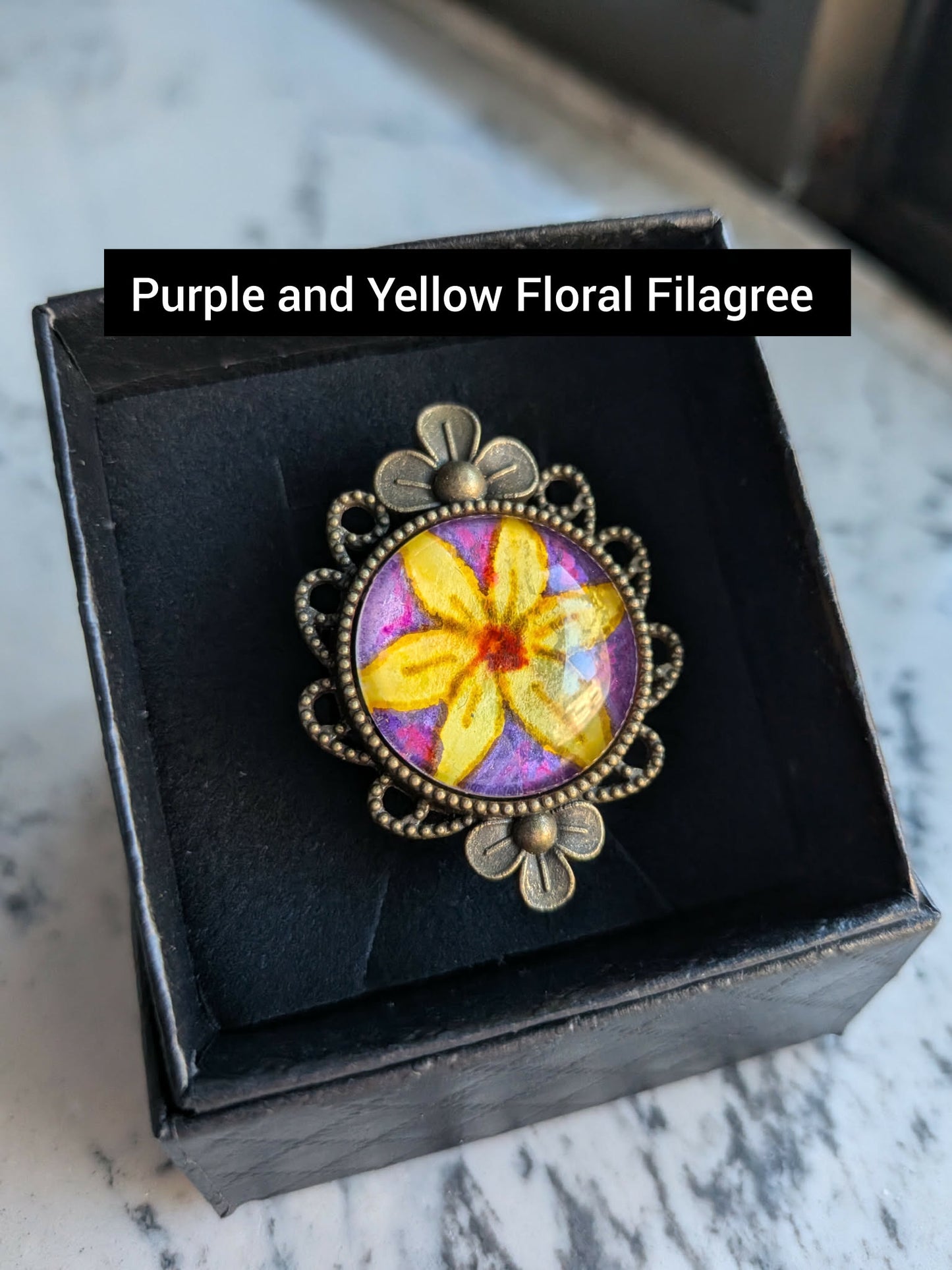 Watercolor Adjustable Rings