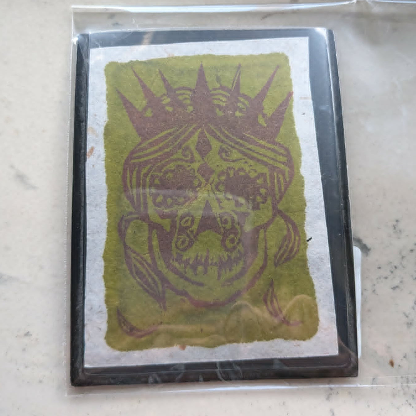 Linograph Print Slip Magnets