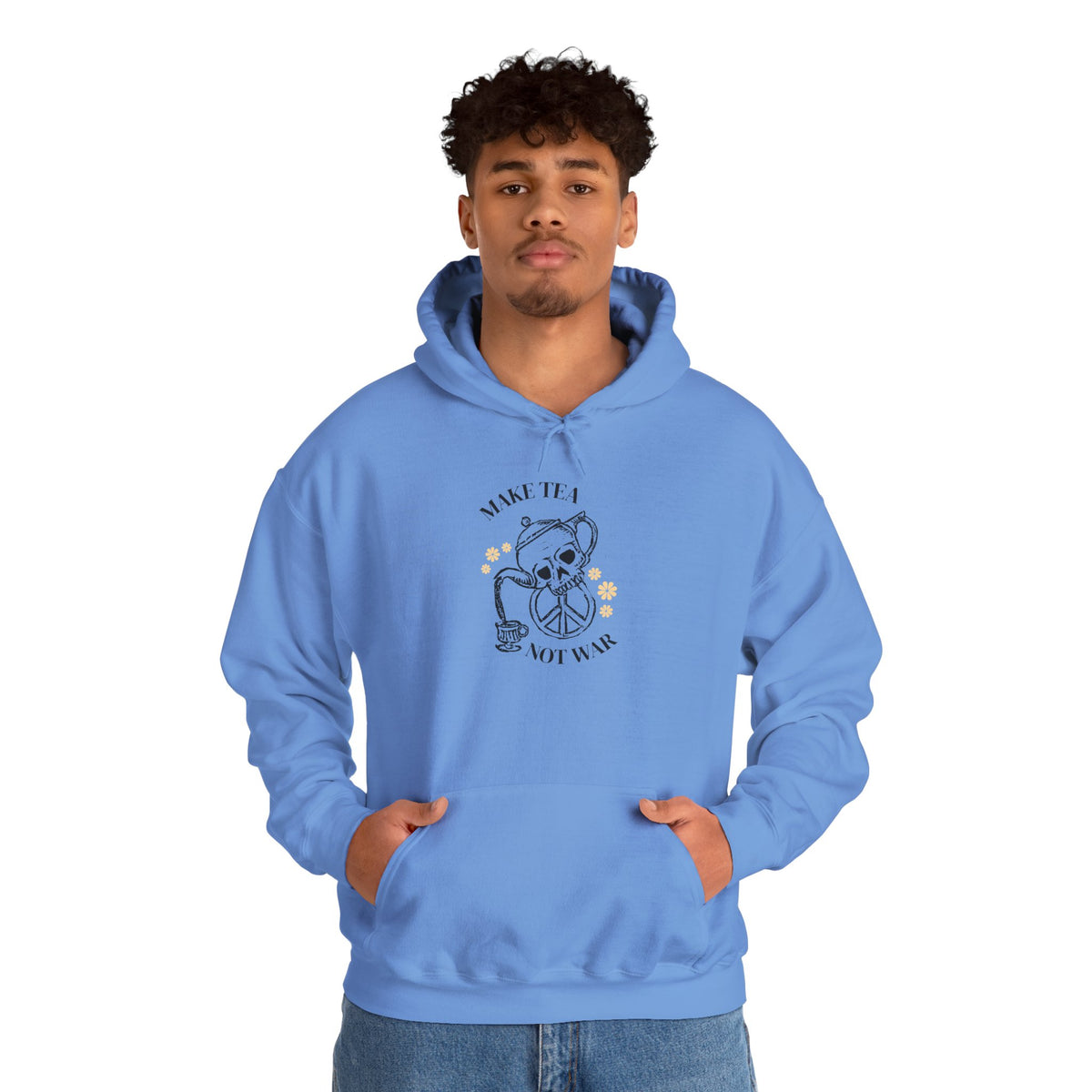 Make Tea Not War Hooded Sweatshirt