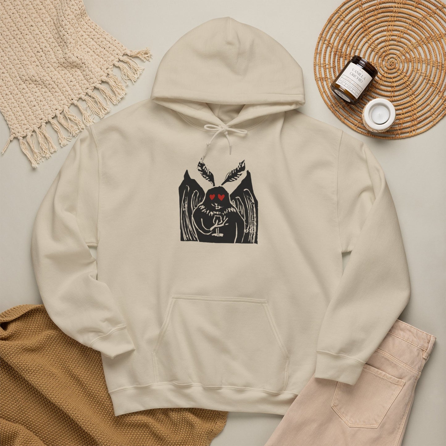 Mothman Hooded Sweatshirt