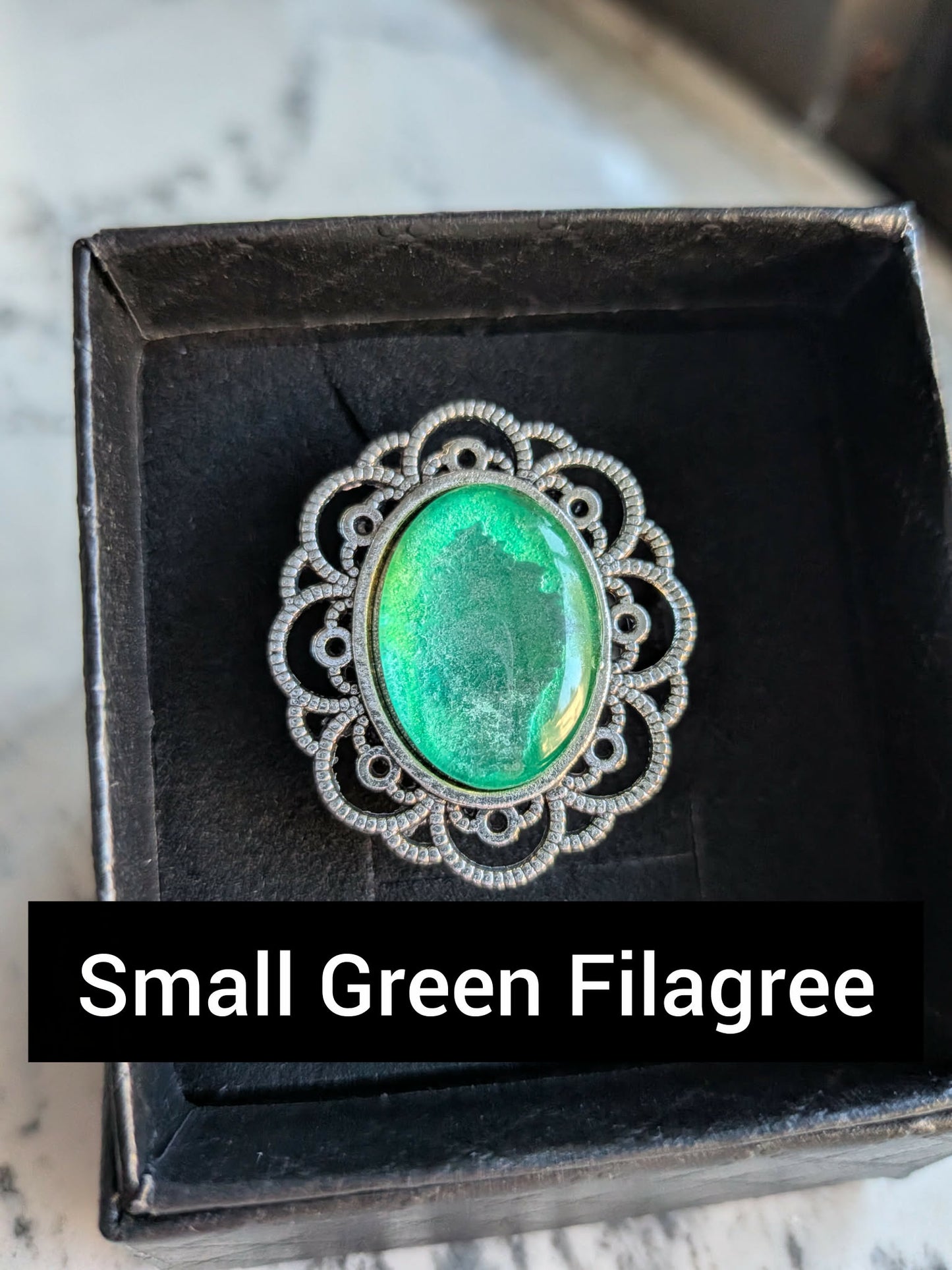 Watercolor Adjustable Rings