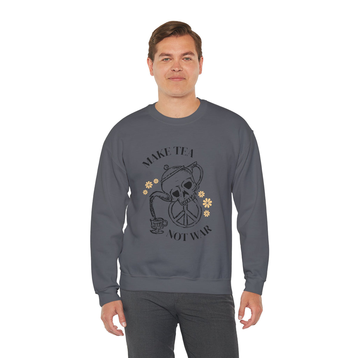 Make Tea Not War Crewneck Sweatshirt