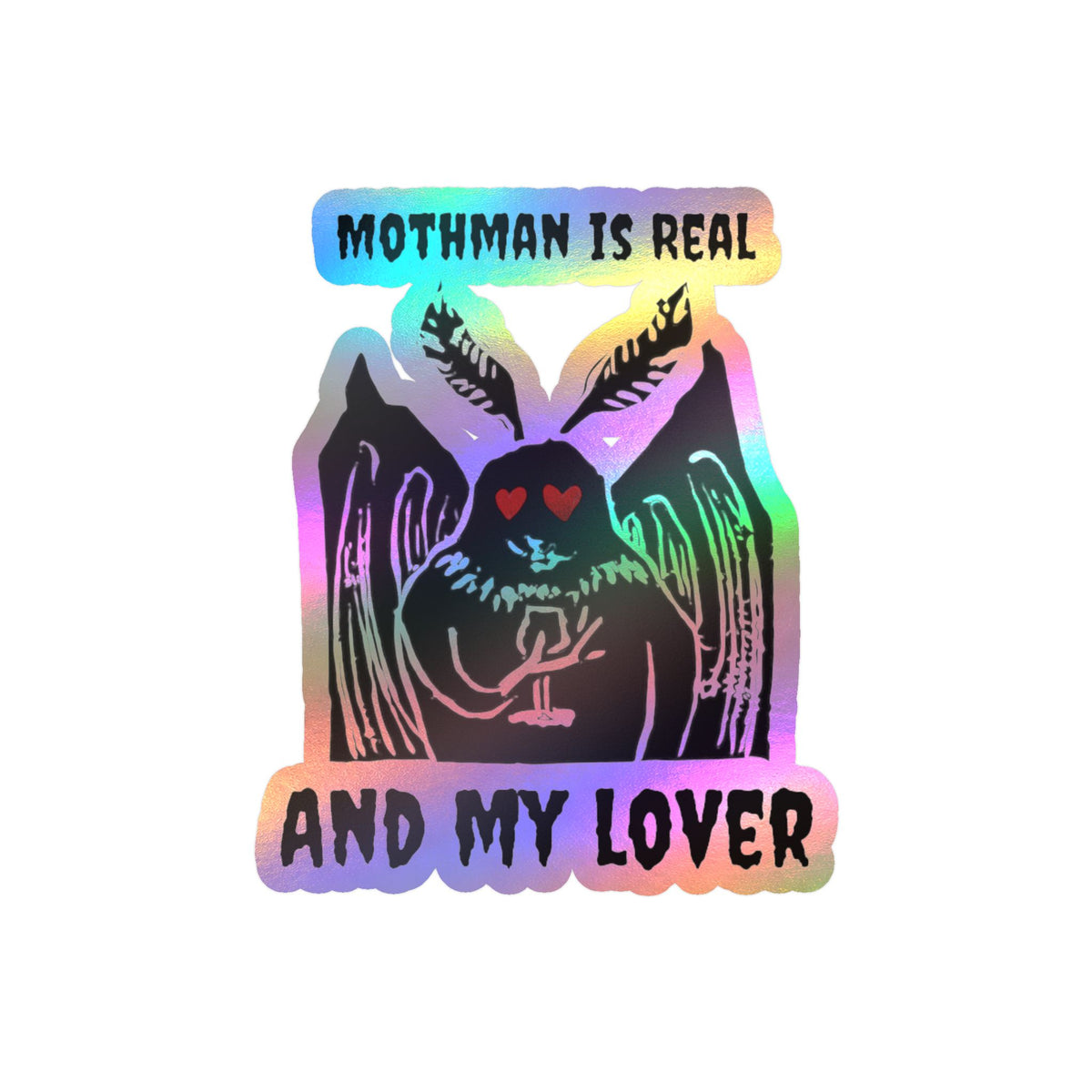 Mothman kiss-cut Sticker Decals