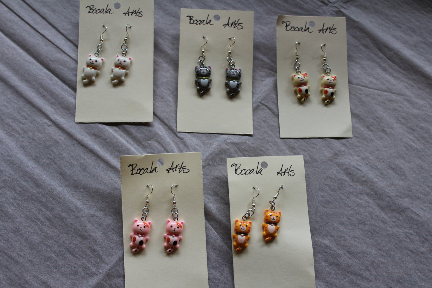 Classic Cat Charm Earrings