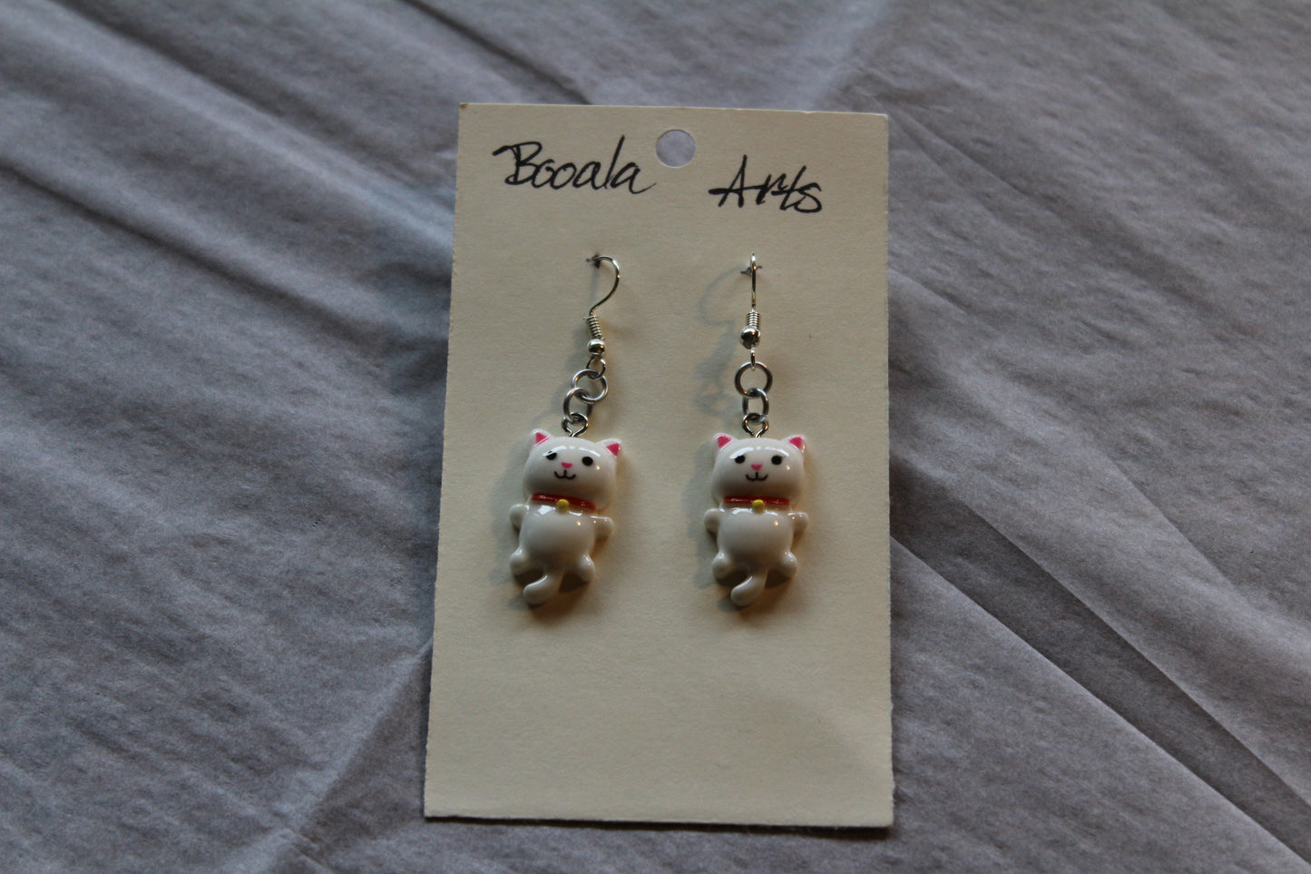 Classic Cat Charm Earrings