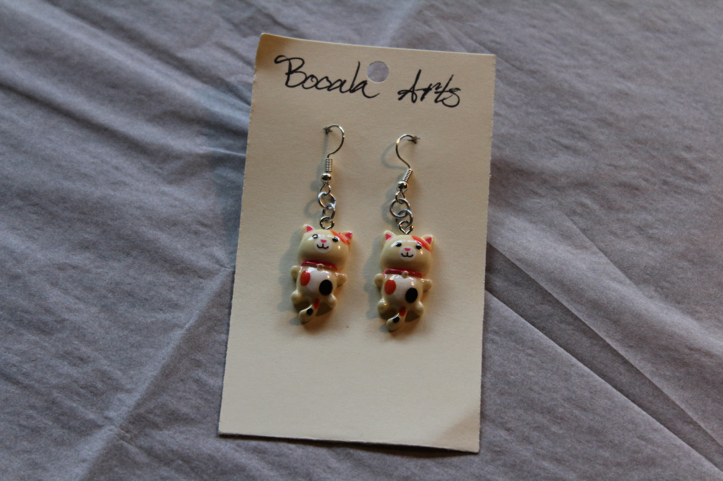 Classic Cat Charm Earrings