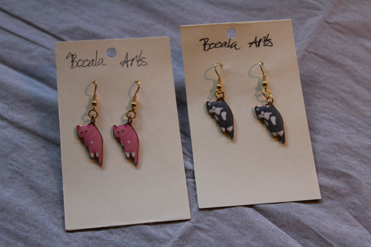 Hanging-in-There Cat Charms