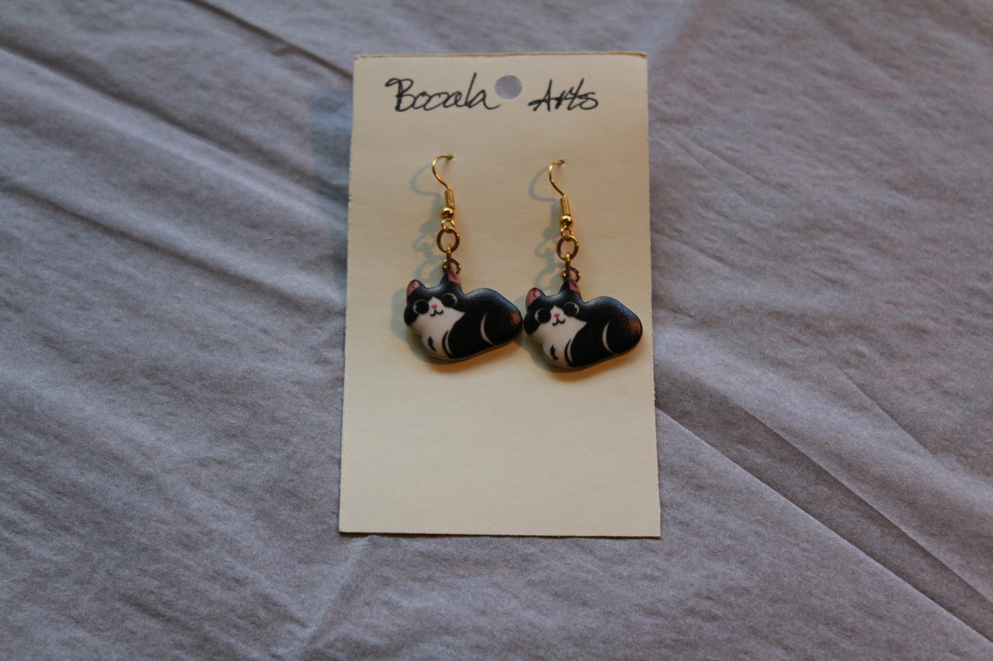 Cat Loaf Charm Earrings
