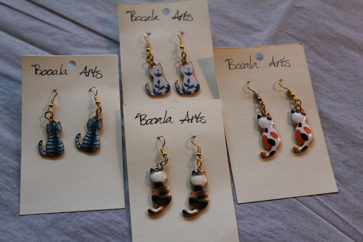 Seated Cat Earrings