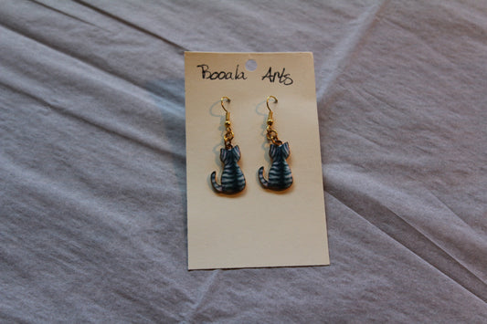 Seated Cat Earrings