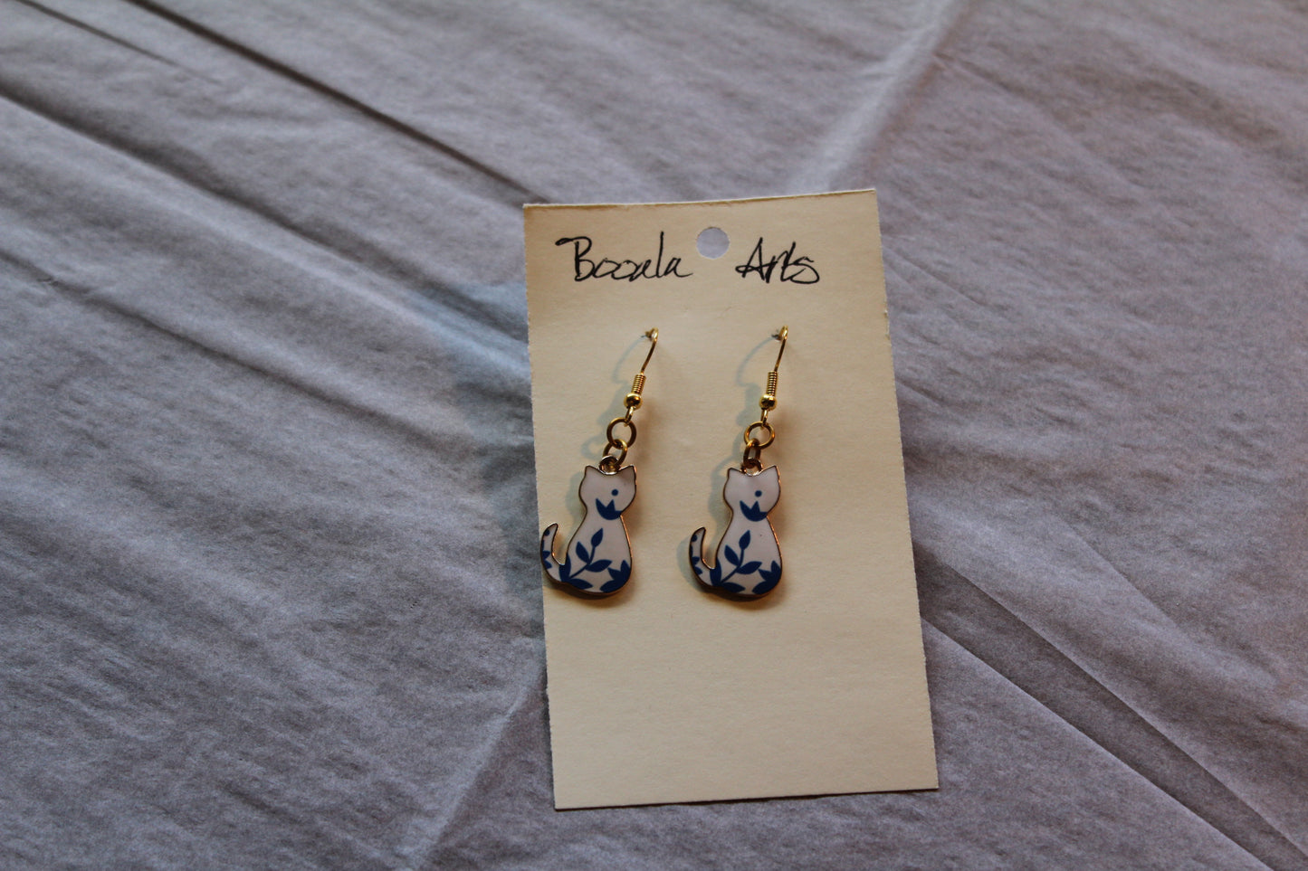 Seated Cat Earrings