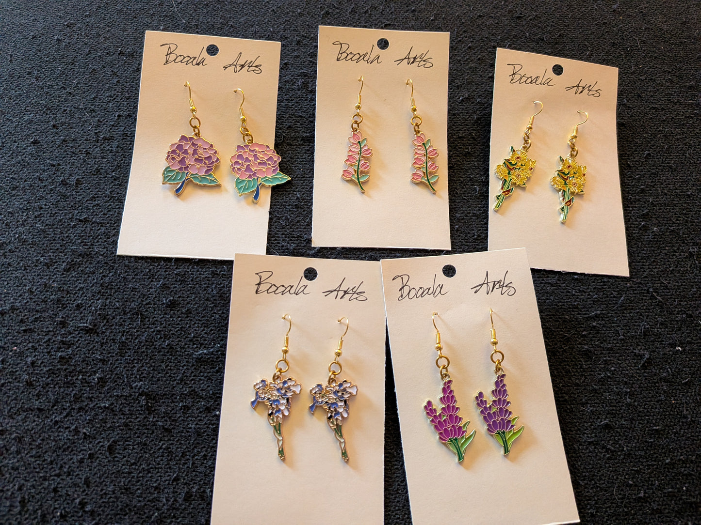 Delicate Floral Bouquet Earrings