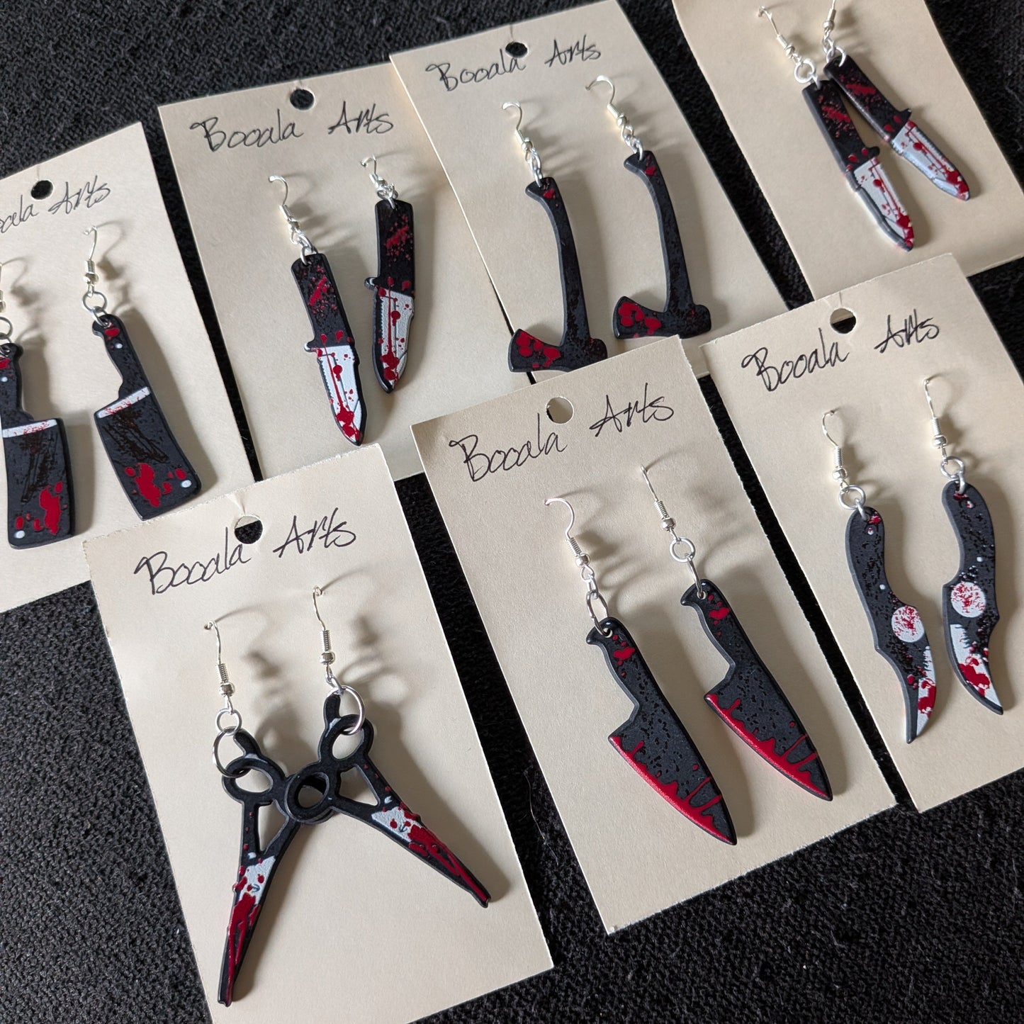 Classic Slasher Weapon Earrings