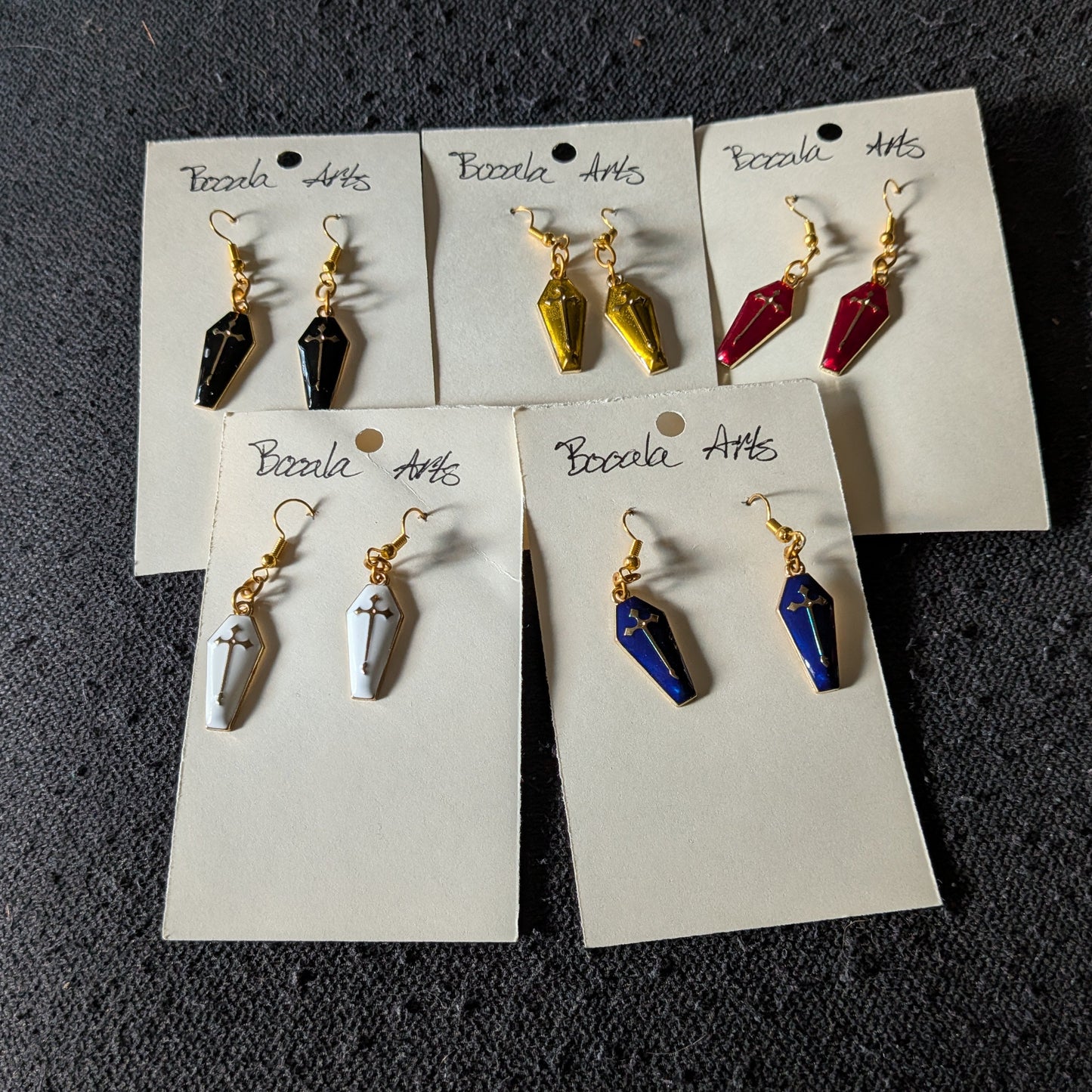 Coffin Earrings