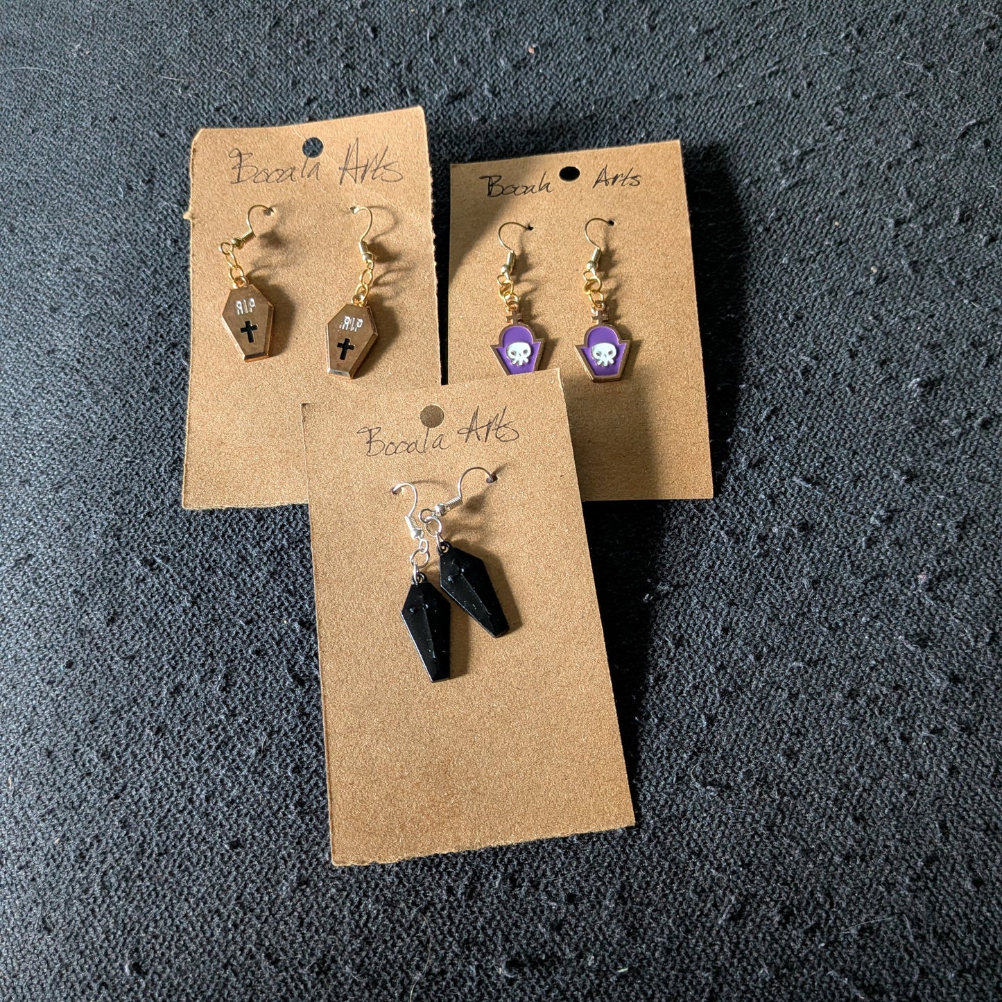 Coffin Earrings