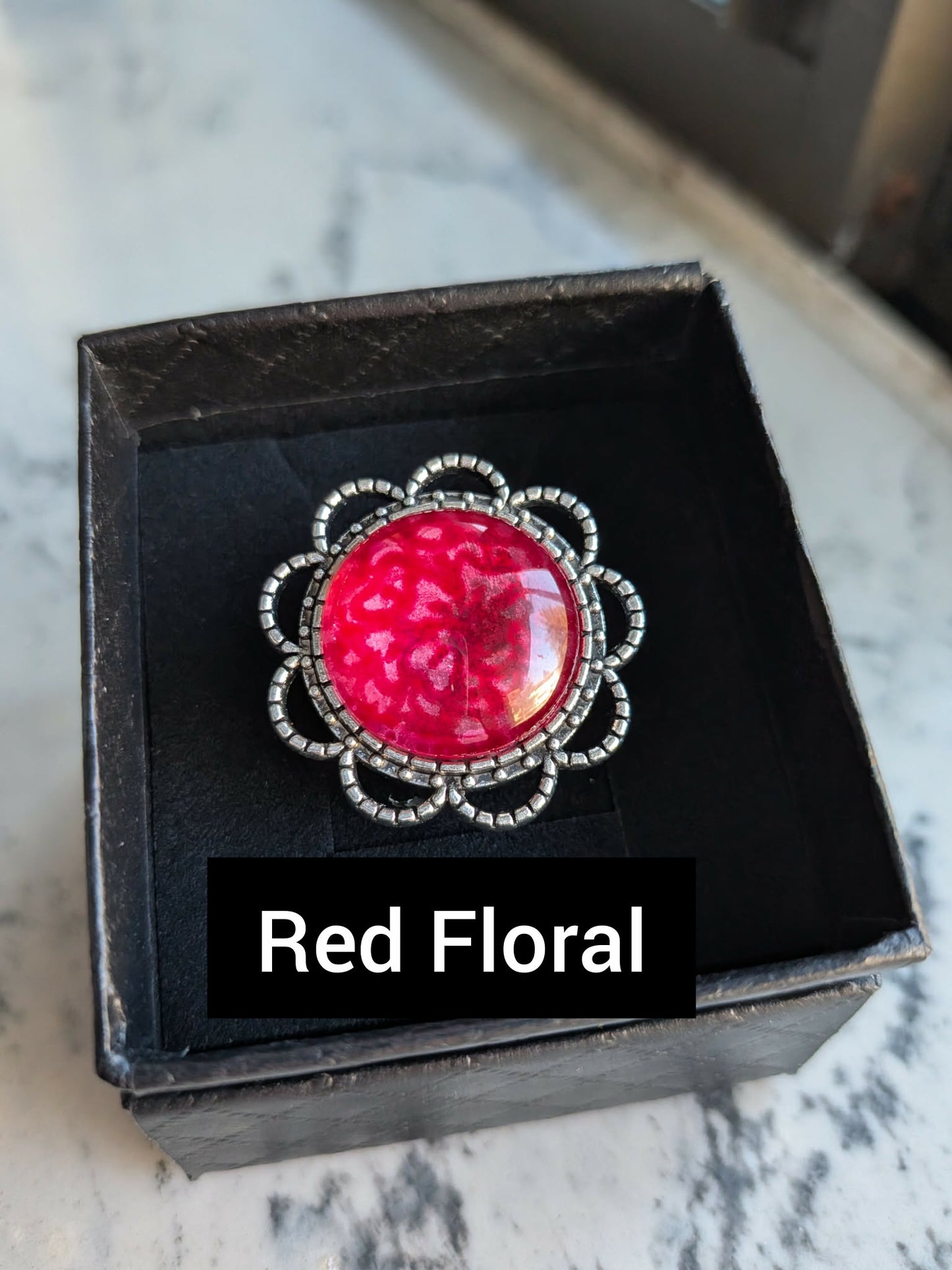 Watercolor Adjustable Rings
