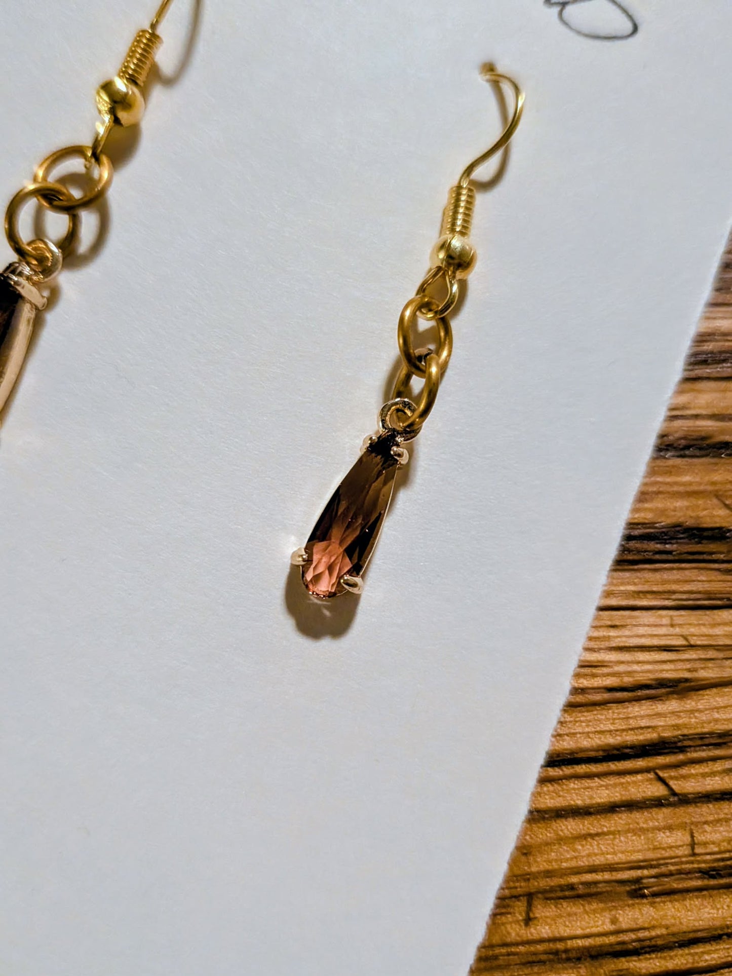 Tear Drop Mini Gem Earrings
