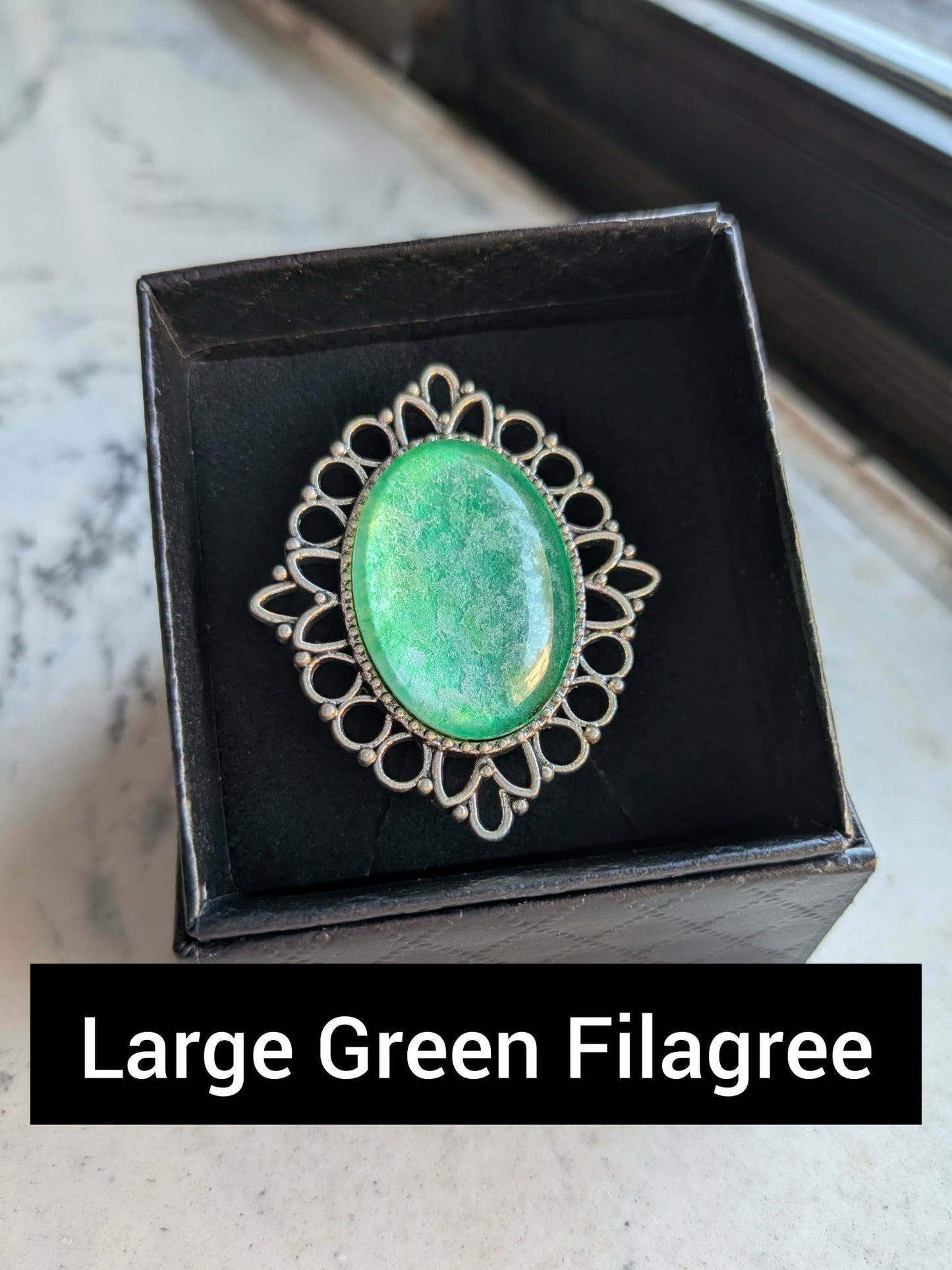 Watercolor Adjustable Rings